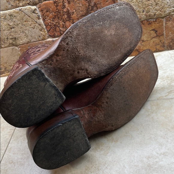 Moonshine Spirit Men Cowboy Boots Brown Red Leather Square Toe Size 11D
Western - Picture 12 of 14